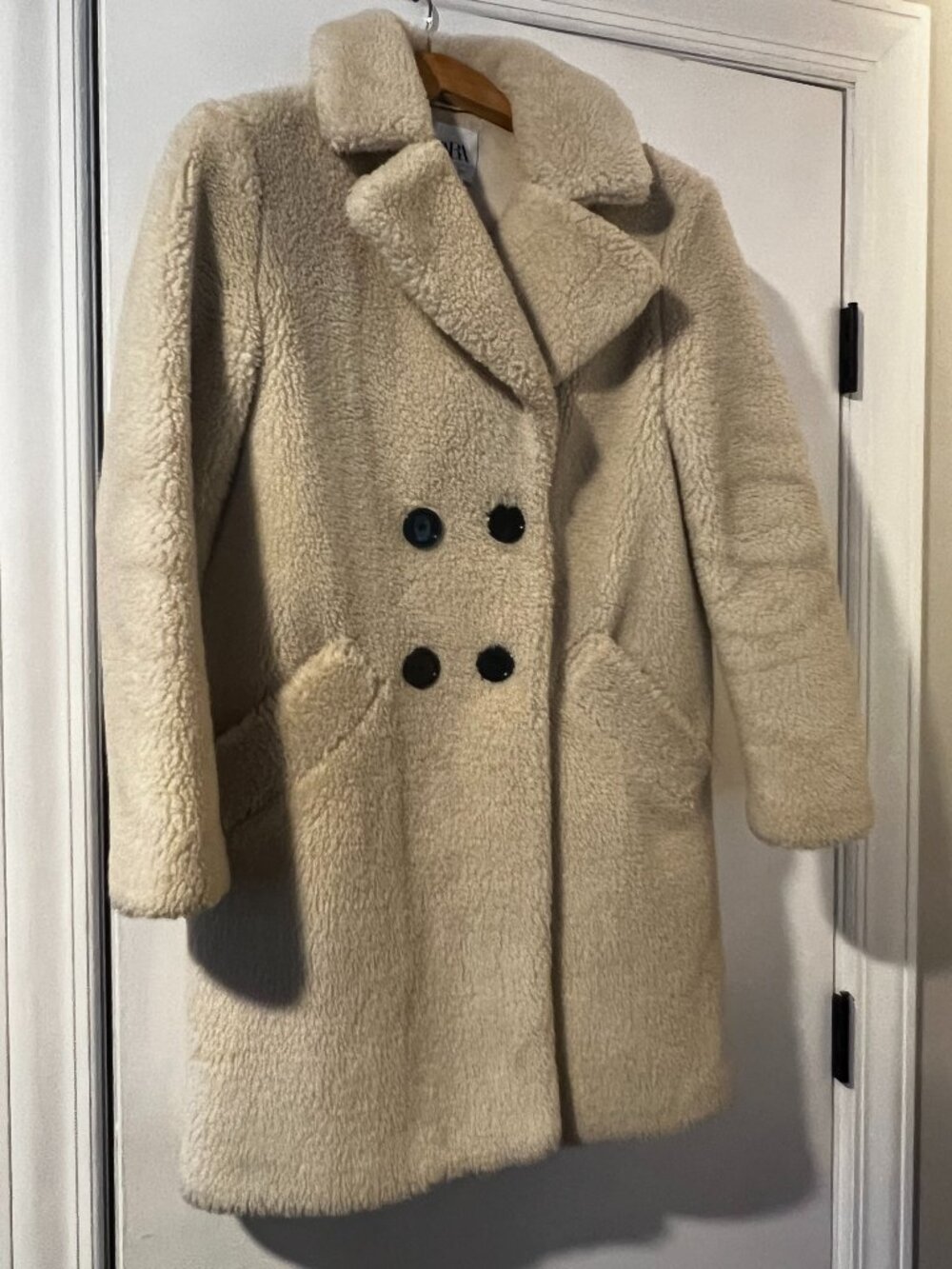 Zara Faux Shearling Coat